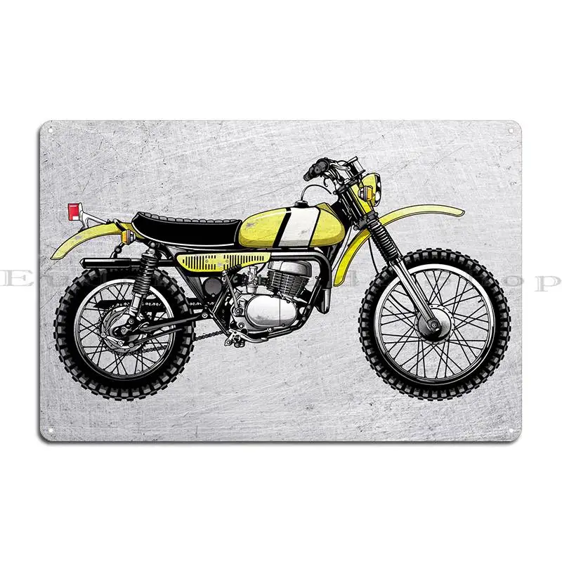 Motorbike Wall Art 2 Metal Signs Retro Garage Decoration Kitchen Create Plaques Tin Sign Poster