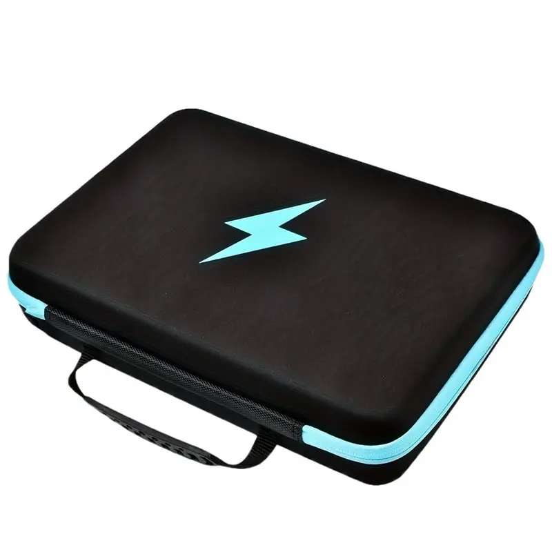 FFYY-EVA Battery Organizer Case-Portable Storage Box Large Capacity For AA, For AAA, Button Cells& Tools-Travel-Friendly