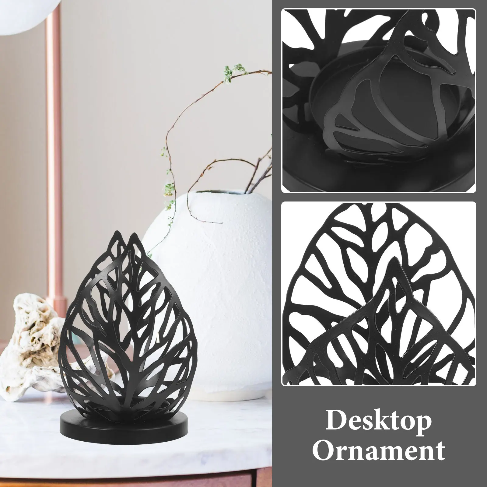 

2pcs Creative Holder Iron Vintage Tea Light Holder Desktop Ornament For Wedding Party Table Decoration Metal Stand