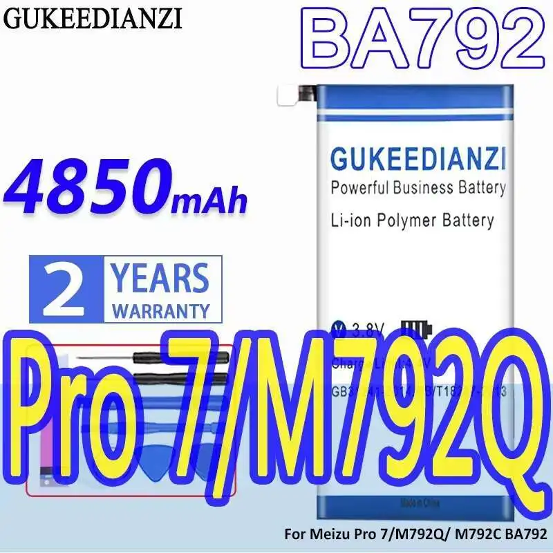 

Good Low-Temperature Performance For Meizu Pro 7 M792Q M792C BA792 Mobile Phone Battery 4850Mah