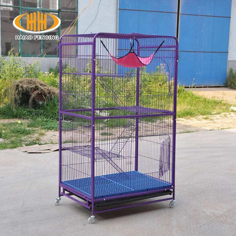 3 layer welded metal rabbit breeding cages for industrial and farming