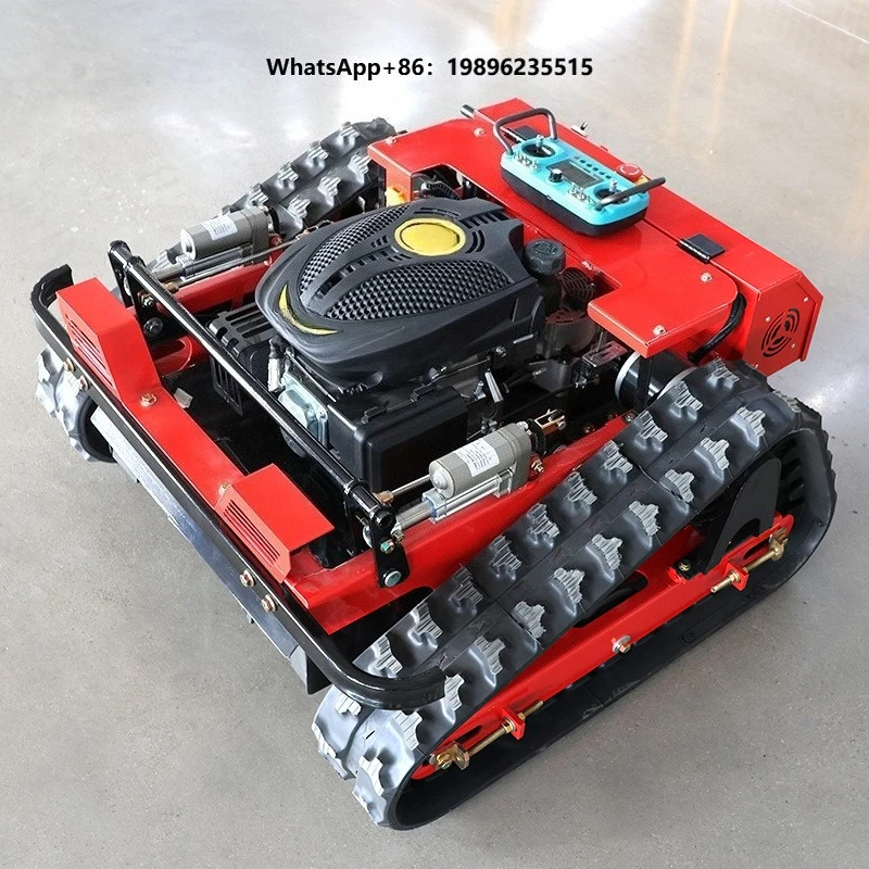 Grass Cutter Automatic zero Turn Crawler Remote Controlled Lawn Mower Robot Flail