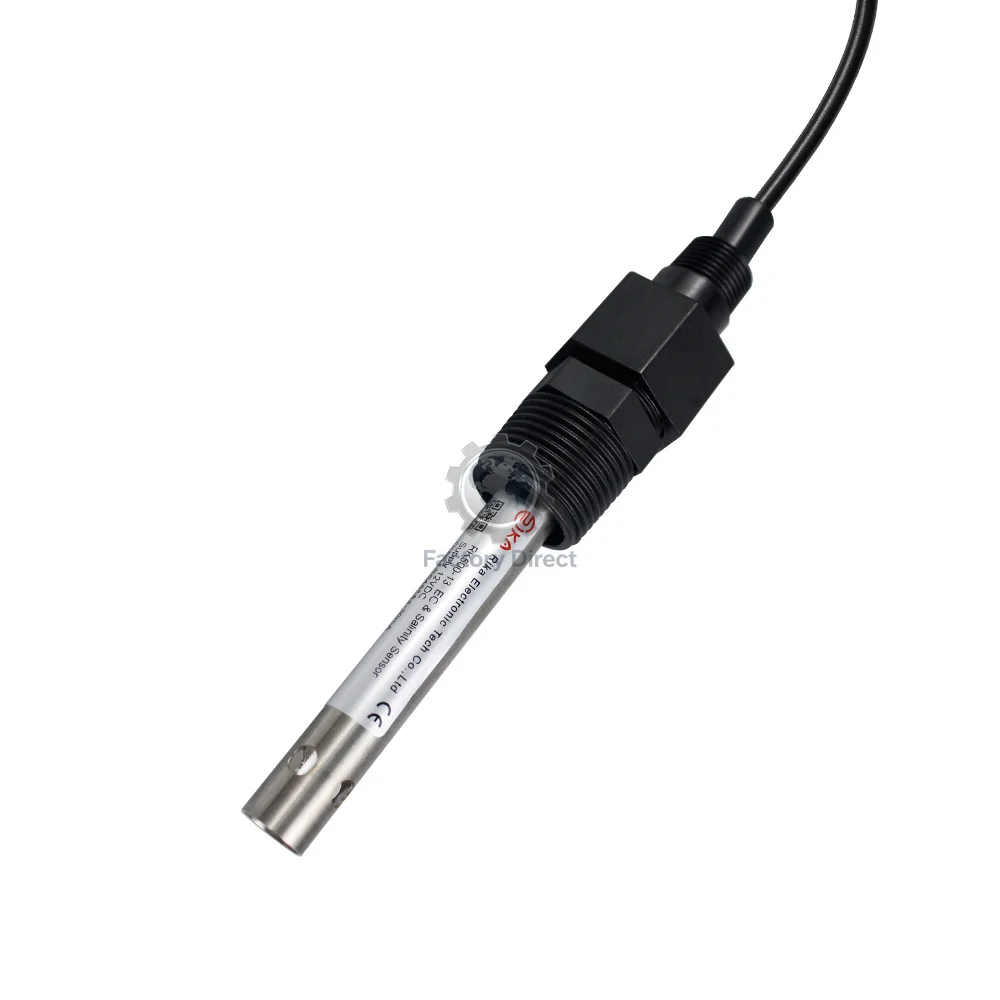 Rk500-13 Rs485 Ip67 Online Analog 4 20 MA Electrical Conductivity Resistivity Priva Wired 0-10 v EC Sensor Probe for Sea Water