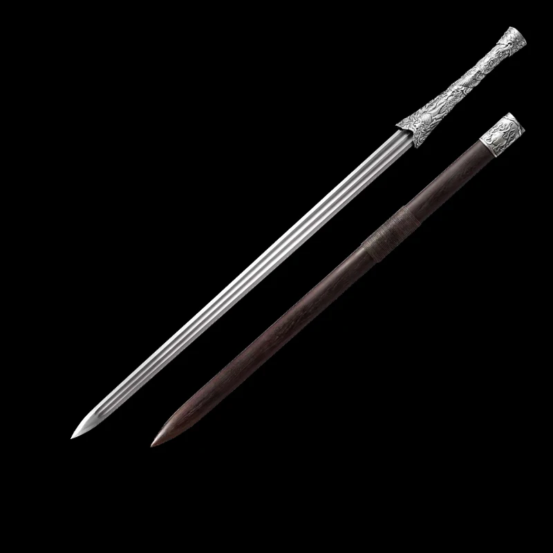Handmade Chinese Sword Traditional Collection Items High Manganese Steel Full Tang Rosewood Saya Real Wushu Swords Katana