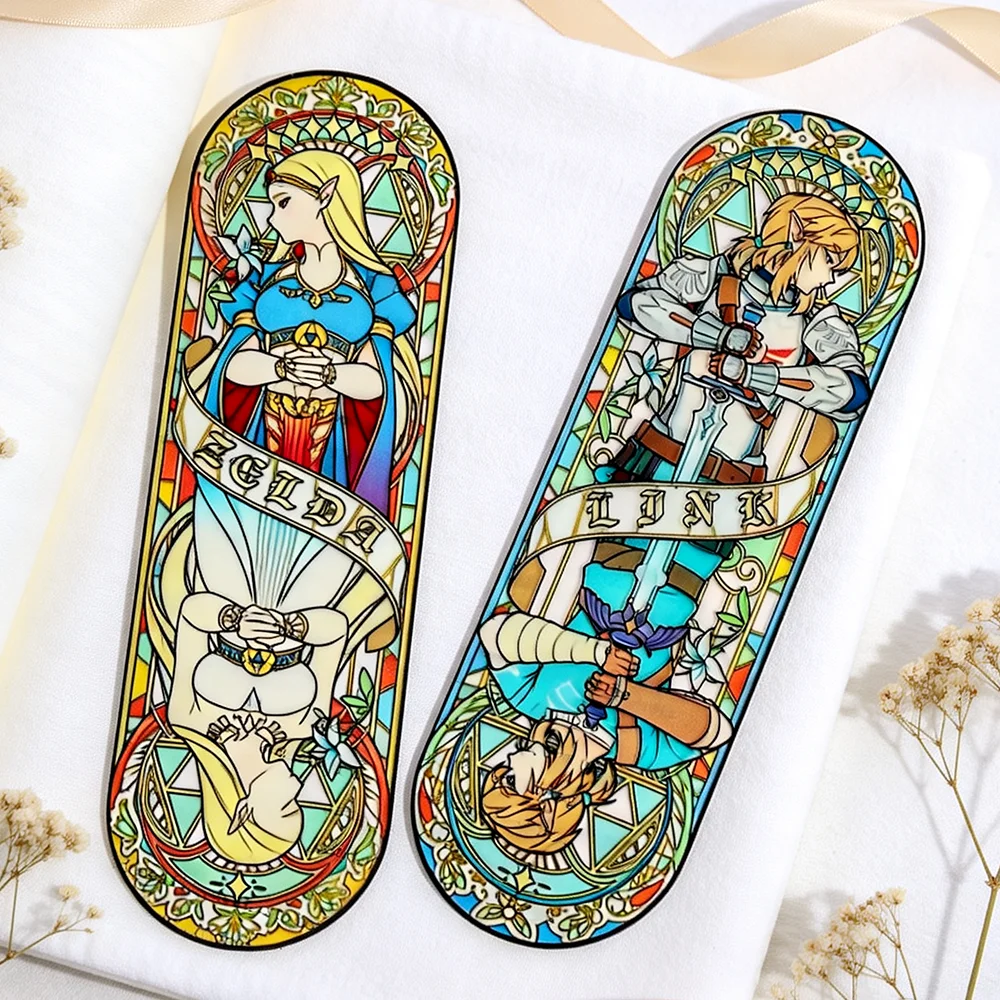 Gaming Accessories Photo - Zelda Acrylic Bookmark Set Tarot Style