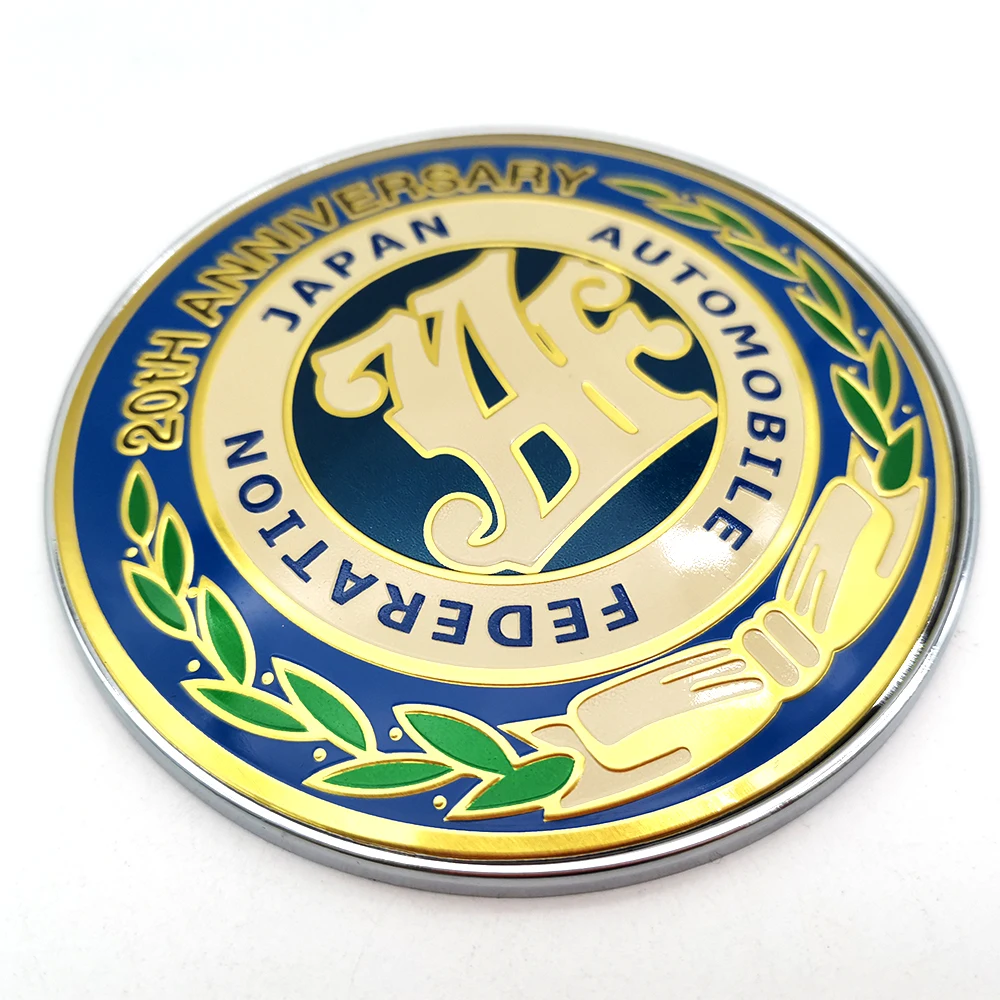Rennmodifikation Universelles Zubehör Japan Automobile Federation Auto Frontgrill Abzeichen JAF Emblem Logo – Detail 9