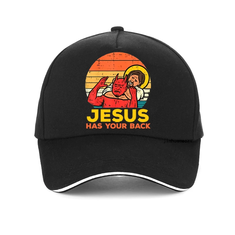

Jesus Has Your Back Jiu Jitsu Retro Christian hat is suitable for both men and women for running exercise and outdoor hat