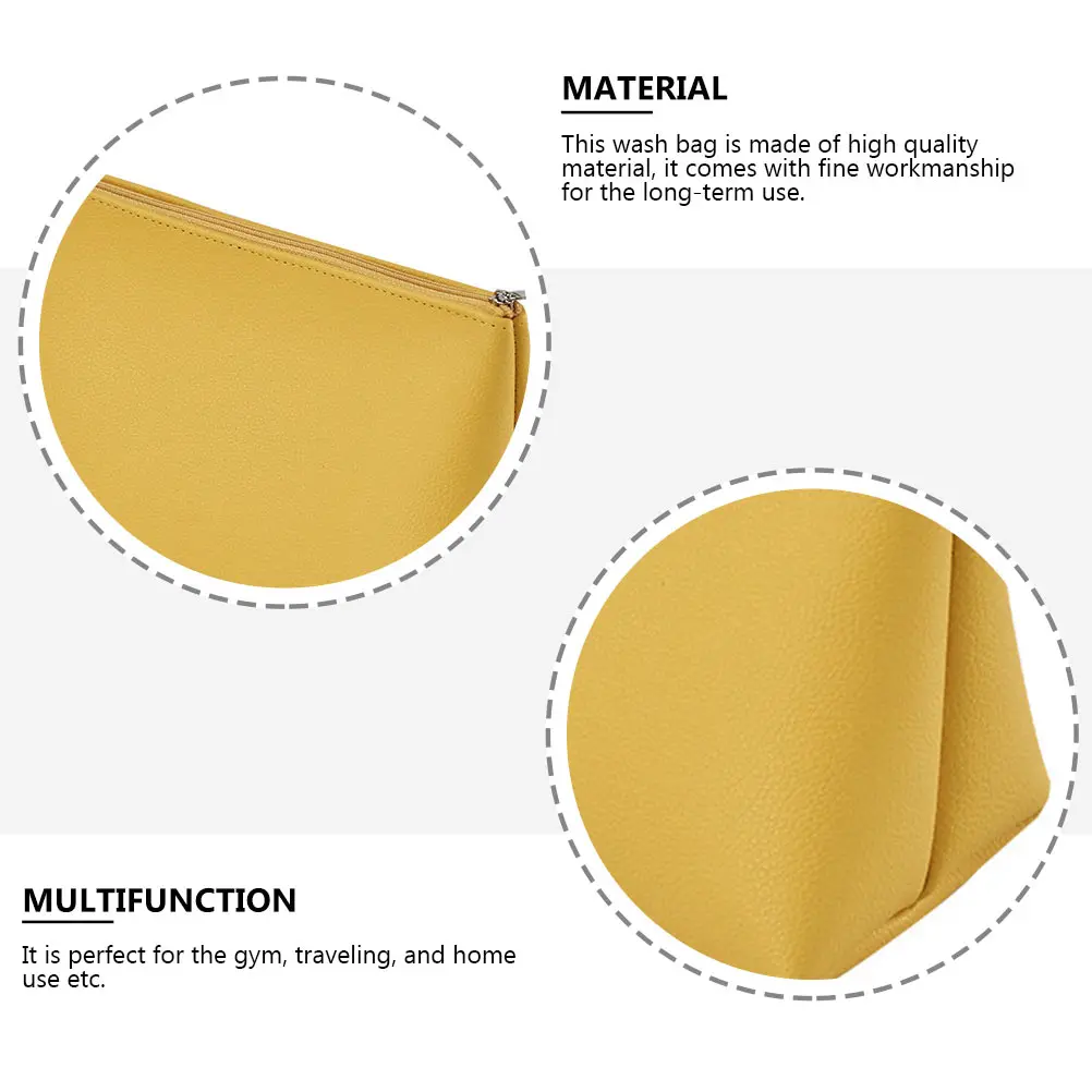 

Portable Bag Large Capacity Waterproof Travel Storage PVC Material Lightweight Practical Wash Bag Gym Home Use Makeup