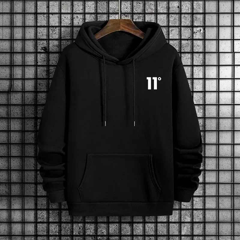 

2026 New Arrival Men's Sweatshirt Urban Casual Fashion Hooded Long Sleeve Pullover Autumn Winter Daily Casual Sporty Warm Hoodie