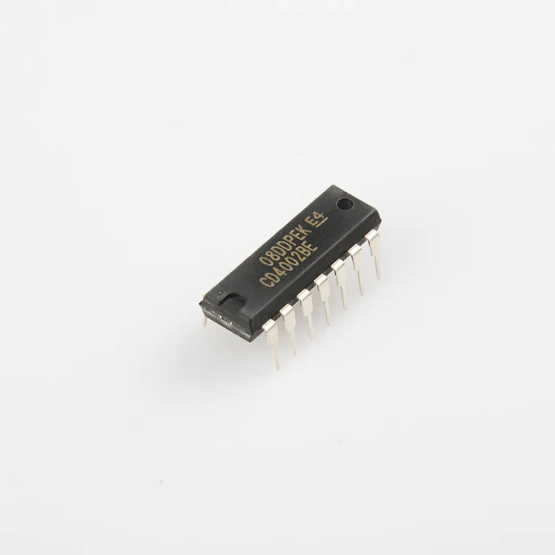 20pcs CD4002BE DIP-14 Dual 4-Input NOR Gate CMOS Logic IC Multi-Input Digital Logic Chip One-Stop BOM Service