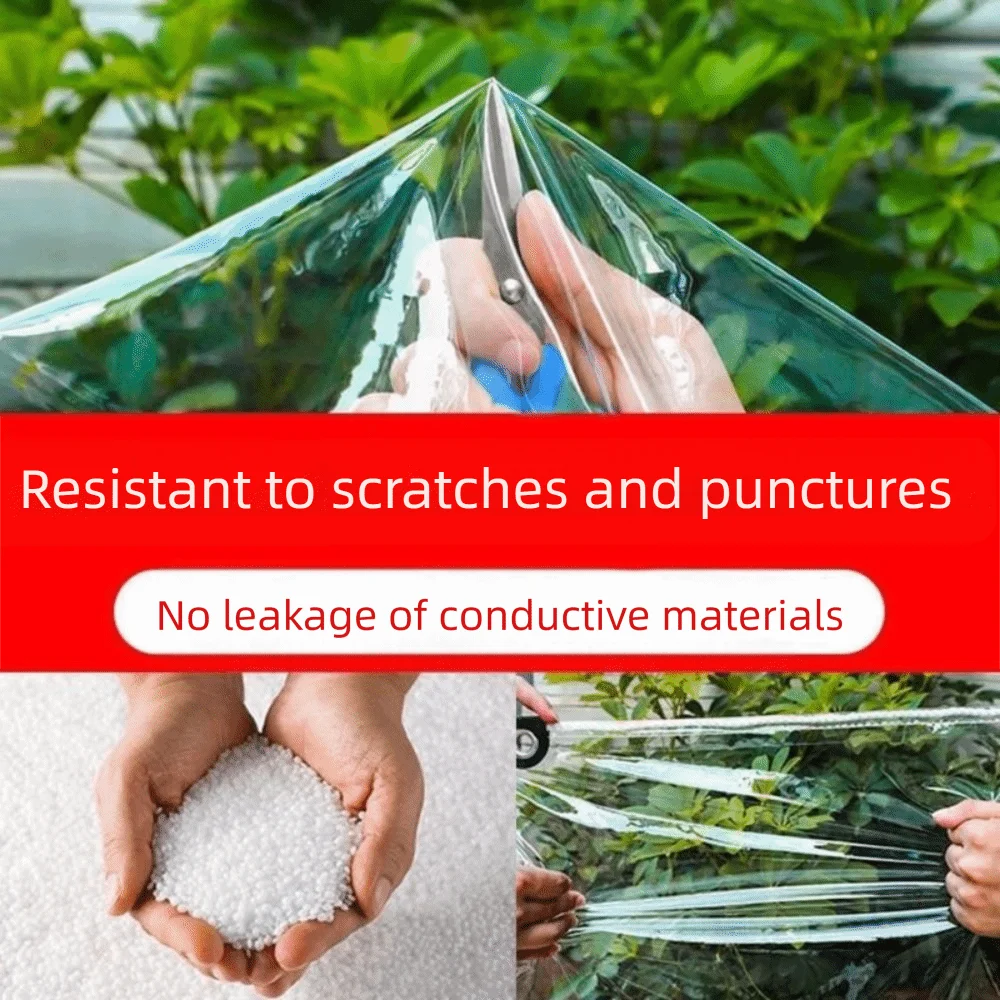 Durable Fabric Transparent Waterproof Tarpaulins Dust-proof Wind-Resistant Garden Rain Cover PVC Tarp Waterproof Rainproof Cloth