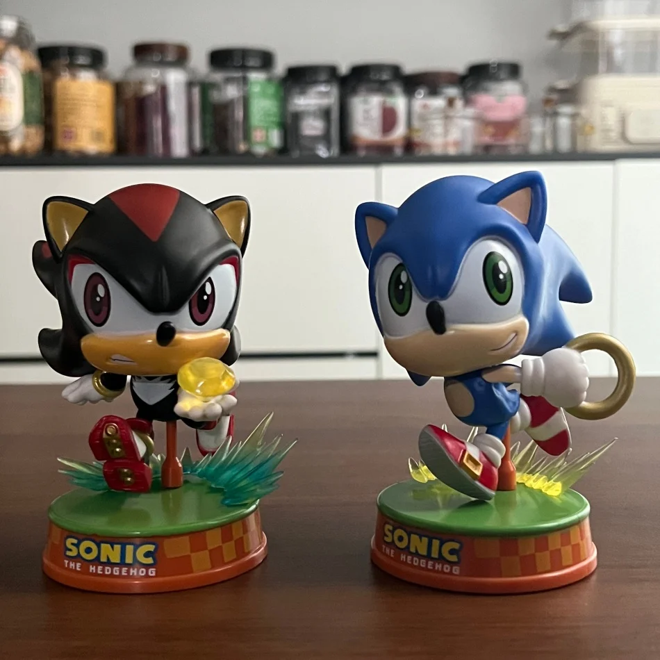 11CM Anime PVC meilleure vente Sonic personnage jouet hérisson ombre queue Action poupée modèle enfants Animal jouet cadeaux d'anniversaire