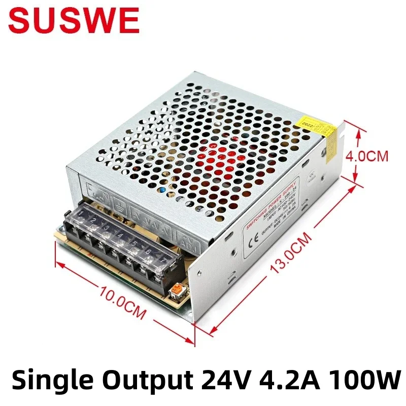 SUSWE Switching Power Supply Transformer AC-DC Power Supply 110V to 24V 220V To 24V 4.2A 100W