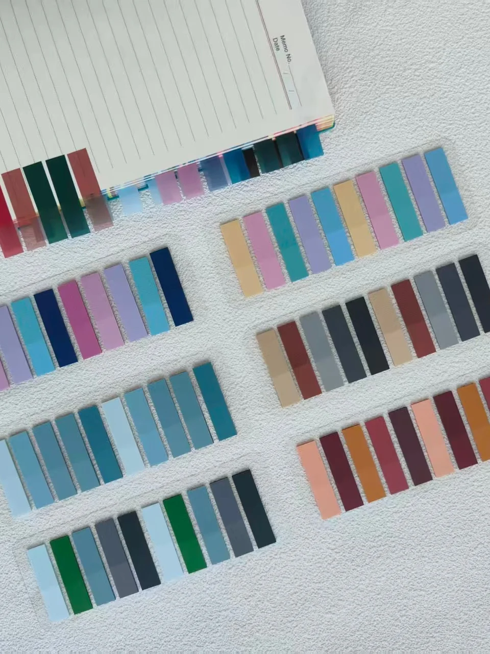 6 عبوات من علامات تبويب مؤشر الألوان الشفافة، ملصقات علامات صفحة الملاحظات اللاصقة للحيوانات الأليفة للوازم المدرسية المكتبية والطلاب والقرطاسية