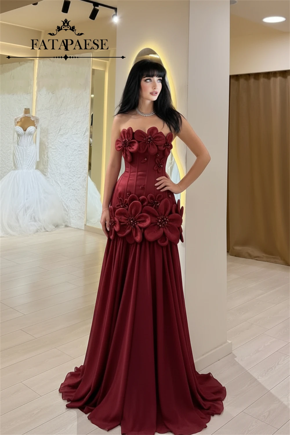 long Burgundy