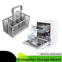 Multifunctional Dishwasher Universal Basket for Panasonic Haier Siemens Midea Foldable Cutlery Holder Knife Fork Storage Basket