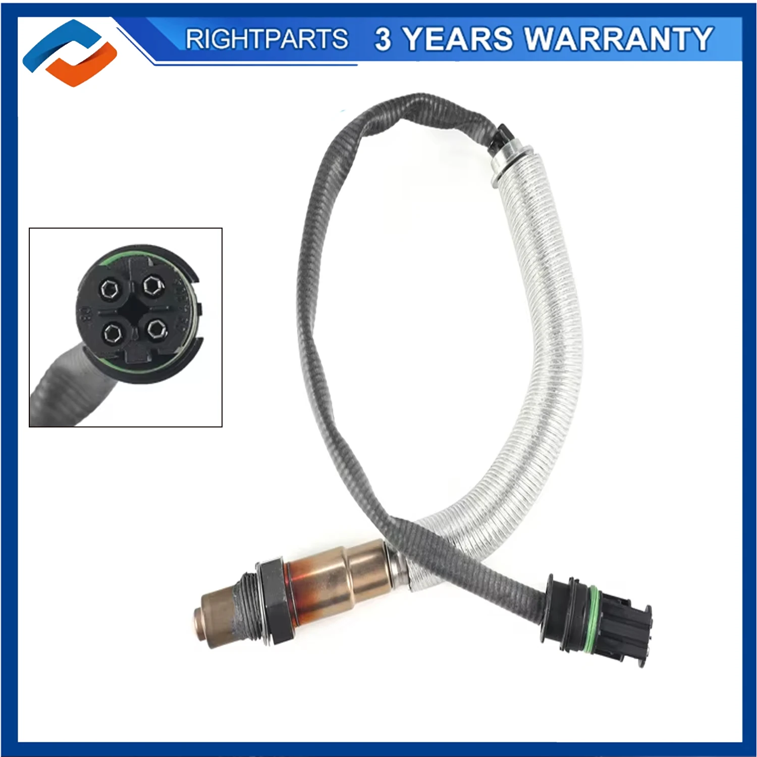 

RIGHTPARTS OE 11787545243 Lambda O2 Oxygen Sensor For BMW 1 3 5 6 7 X1 18i E60 E61 E63 E64 E84 E81 E87 E82 E88 E91 0258010412