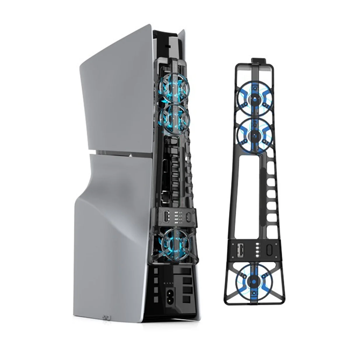 ADEGBO-PS5 スリムコンソール冷却ファンコンソールスマート温度制御用に改良