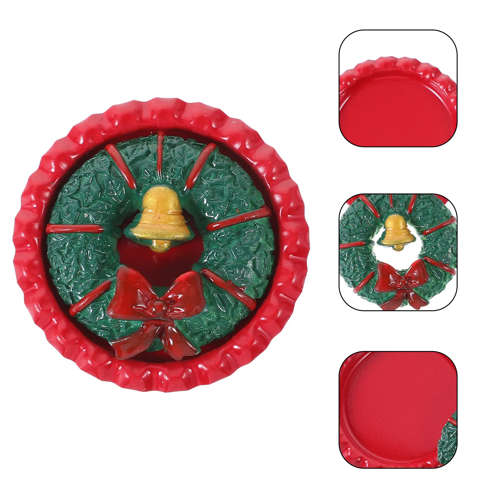 

6Pcs Miniature Strawberry Cake Artificial Resin Dessert Decorations Mini Kitchen Pretend Food Props for Mini House Accessories
