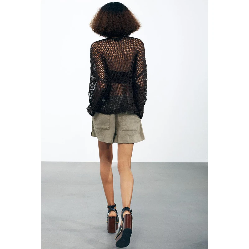 

Ele Knitted Long Sve Me One-oulder Women's Faion Spring New Arrival Polyester Fiber Regular Length