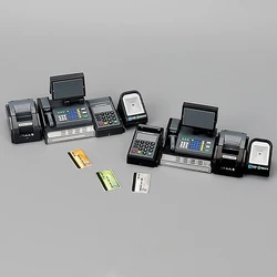 Doll House Mini Supermarket Cash Register Card Machine POS Machine Doll House Scene Scene Decoration Ornament Photography Props