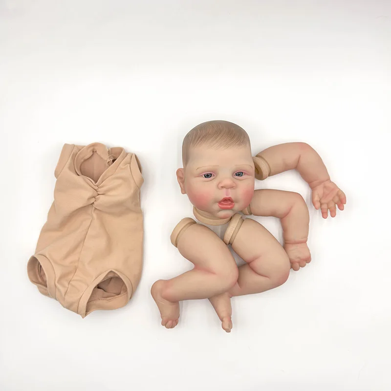 

NPK 19''Unfinished DIY Parts Very Lifelike Realistic Bebe Already Painted Estella Kits with Many Details Veins Art Doll