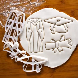 Graduation Season Clothes Cookie Mold Bachelor Uniform Cap Cookie Cutter Handmade Baking Accessories Fondant Butter Biscuit Mold