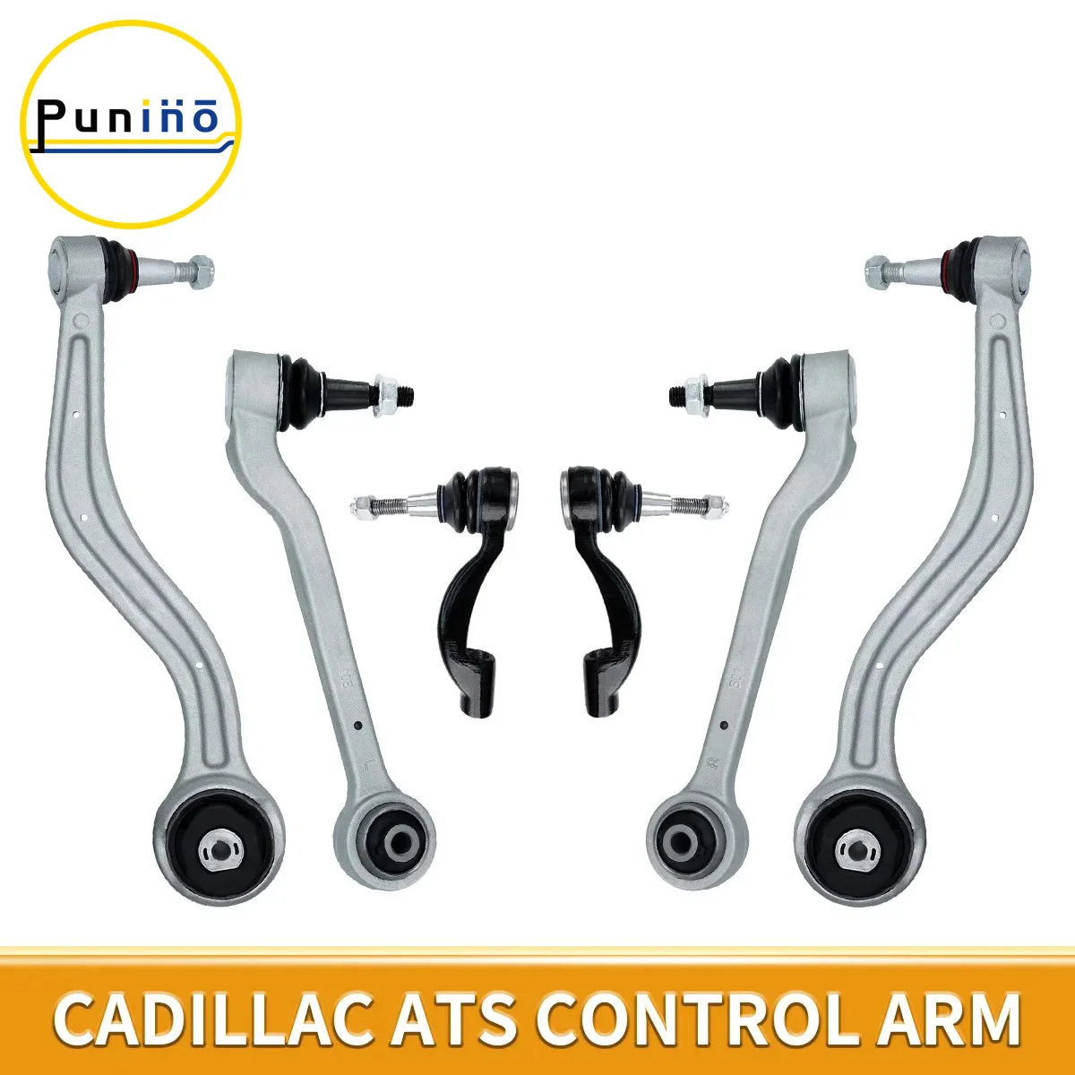 Punino ön alt kontrol kolu rot ucu 6 adet Cadillac ATS Premium performans için Set 2013 2014 2015 2016 2017 2018 2019