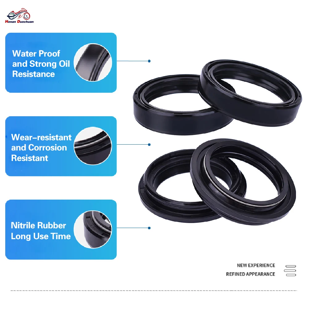 

43x53x9.5/11 Front Fork Oil Seal 43 53 Dust Cover for KT/M 350 Freeride 2012-2014 380 EXC MXC EGS EXC380 MXC380 EGS380 2000-2002