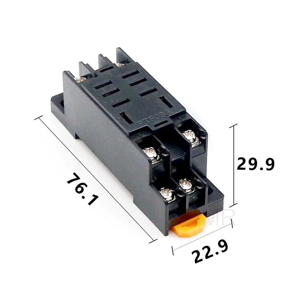1 Set Relay LY2NJ DC12V DC24V AC110V AC220V Small Relay 10A 8 Pins Coil DPDT With Socket Base 8pin 10A