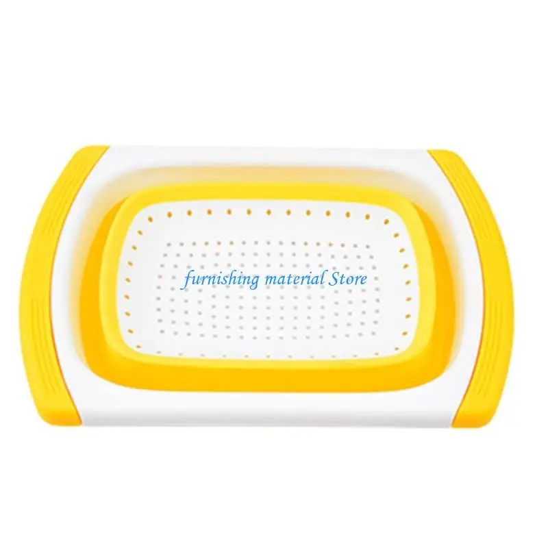 Y5GD Vegetable Fruit Washing Drain Basket Expandable Sink Basket Dish Drying Rack For Efficient Washing And Draining