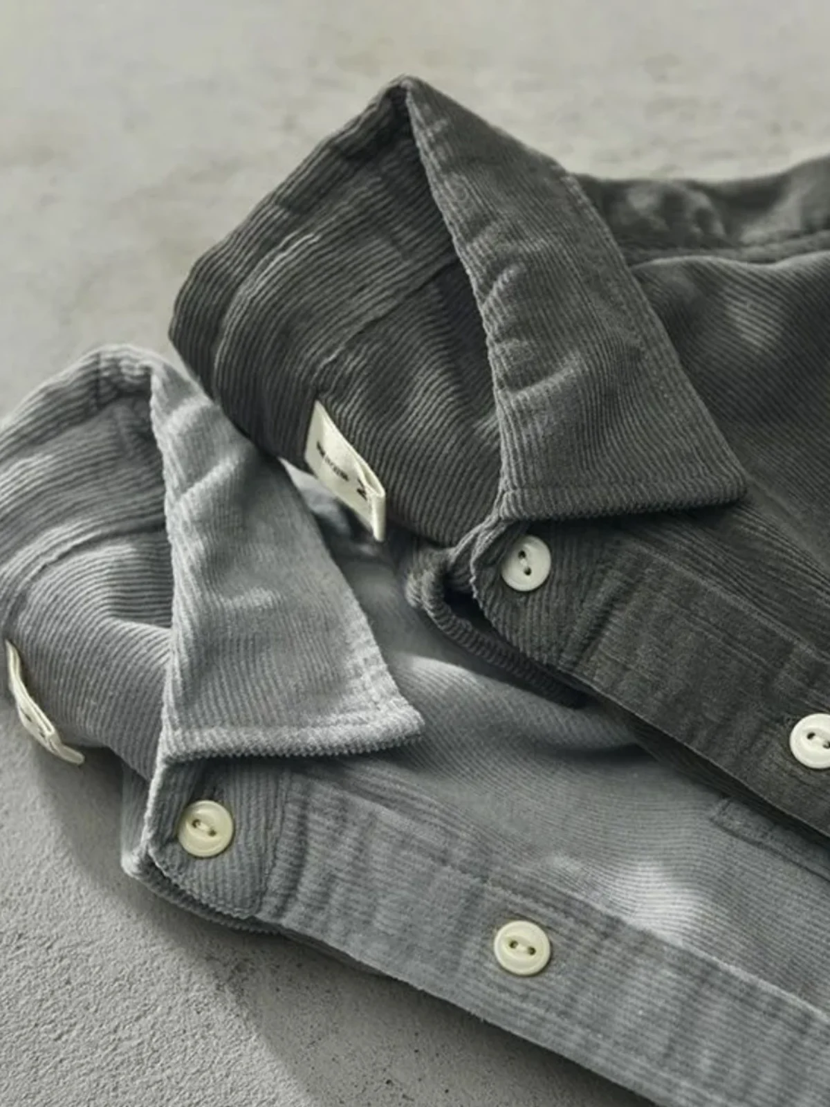 

Men's Retro Loose Casual Long Sve Corduroy irt Spring Autumn Japanese Sle Workwear irt Coat Youth Faion Antimicrobial