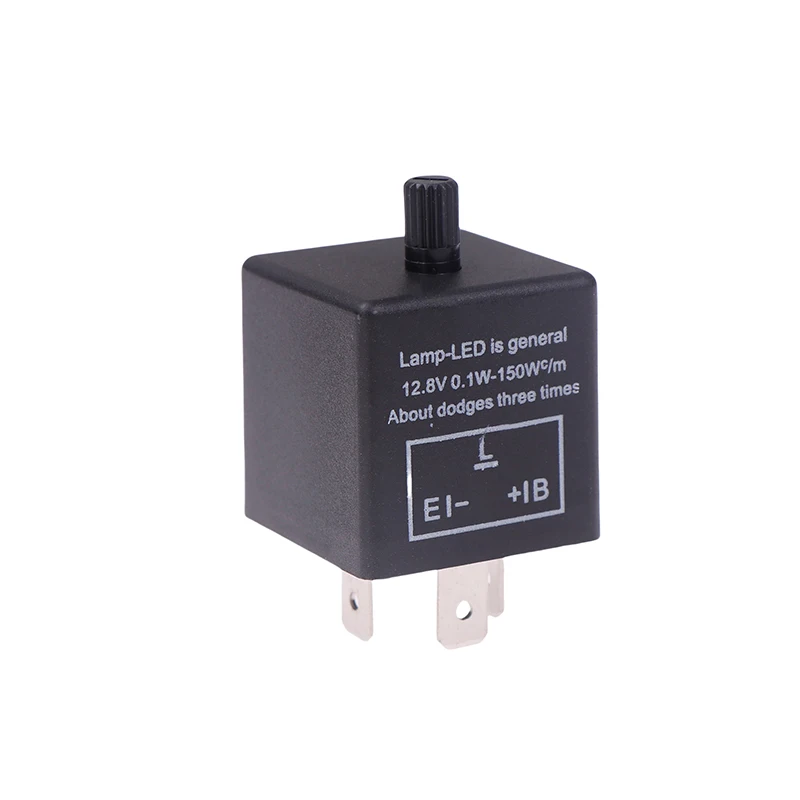 

Светодиодная мигалка CF14KT, 3-контактное универсальное реле, 12,8 В, 0,1–150 Вт, регулируемое, для автомобильных указателей поворота