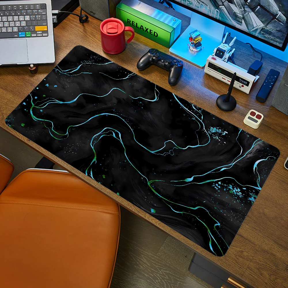 Mause Pad GOLD SLATE Gamer Desk Mat Mouse Pads Gaming Pc Setup Accessories Computer Table Mousepad Large Mats Office Xxl Anime