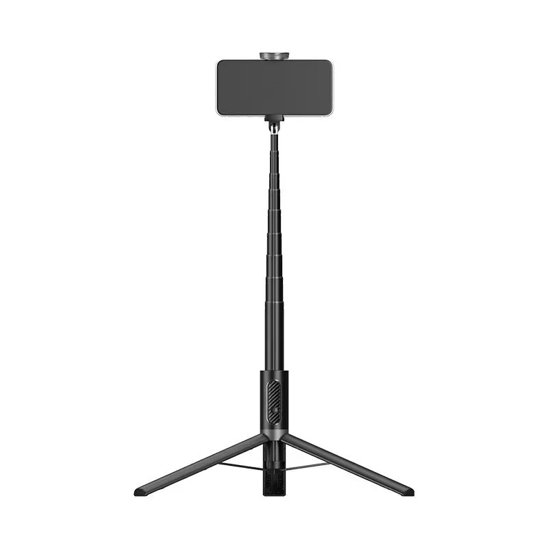 Tongkat Selfie ponsel 1.5 meter, Remote Control Bluetooth Live Streaming berdiri teleskopik Tripod portabel