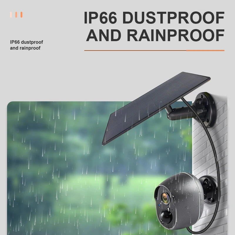 Dropshipping Two-way Intercom Power 4k Solar CCTV Camera Tuya App Surveillance System Wireless Video Mini Camera