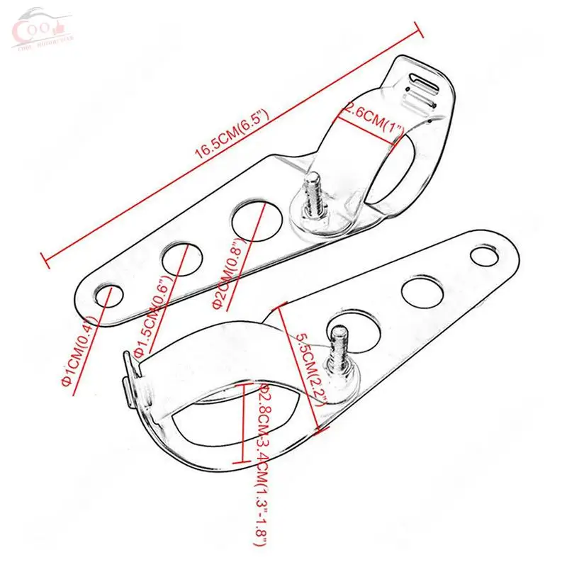 ステンレス製ヘッドライトブラケット,ユニバーサルマウント,カワサキ,スズキ,ヤマハ,モーターサイクルアクセサリー用