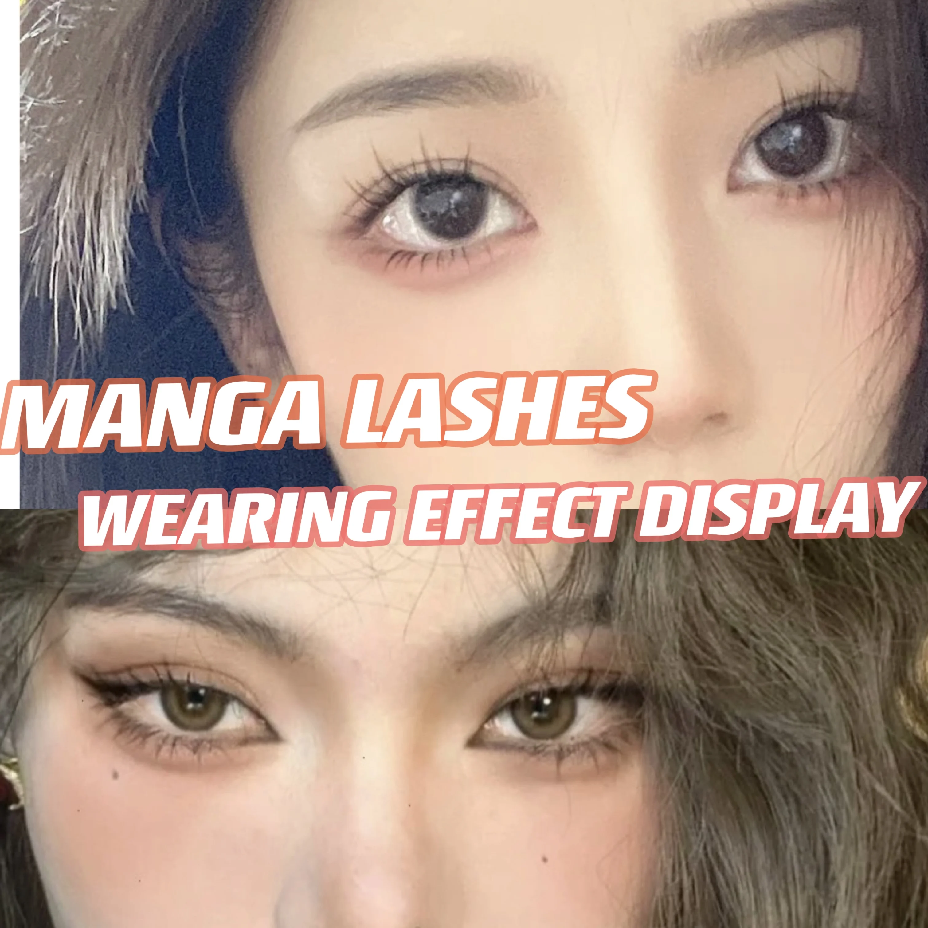 5 Pair Manga Lashes Little Devil Anime Cosplay Natural Wispy Fairy Cross Lashes Korean Makeup Manga Fake Eyelashes