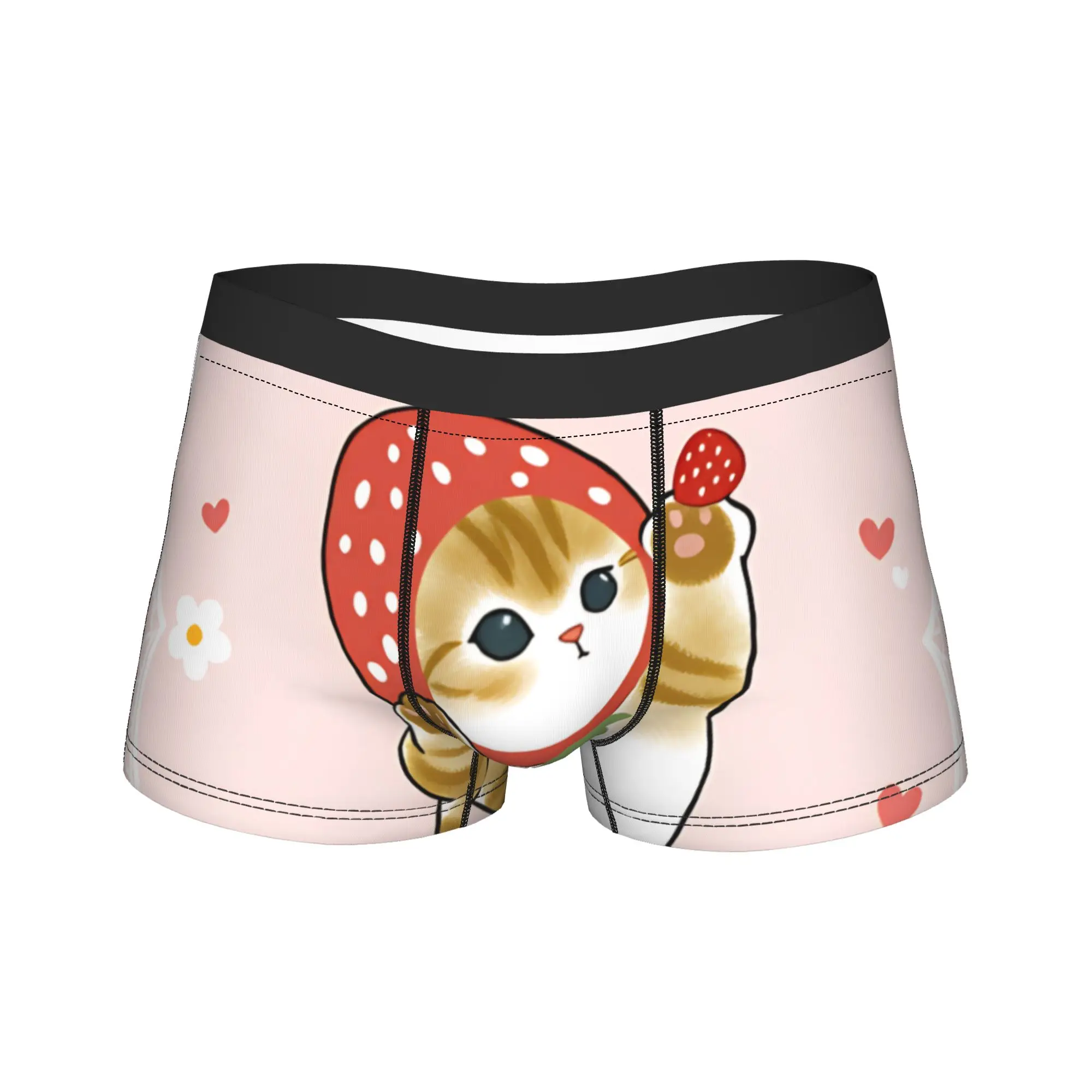 

Mofusand Underwear Sexy Soft Underpants Pattern Shorts Briefs For Males Pouch Plus Size Boxer Shorts