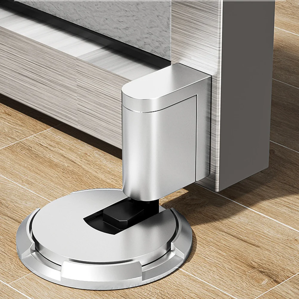 Mechanical Floor Vacuum Stopper Punch-free Door Stopper Home Use Reliable Protection Convenient Floor Installation