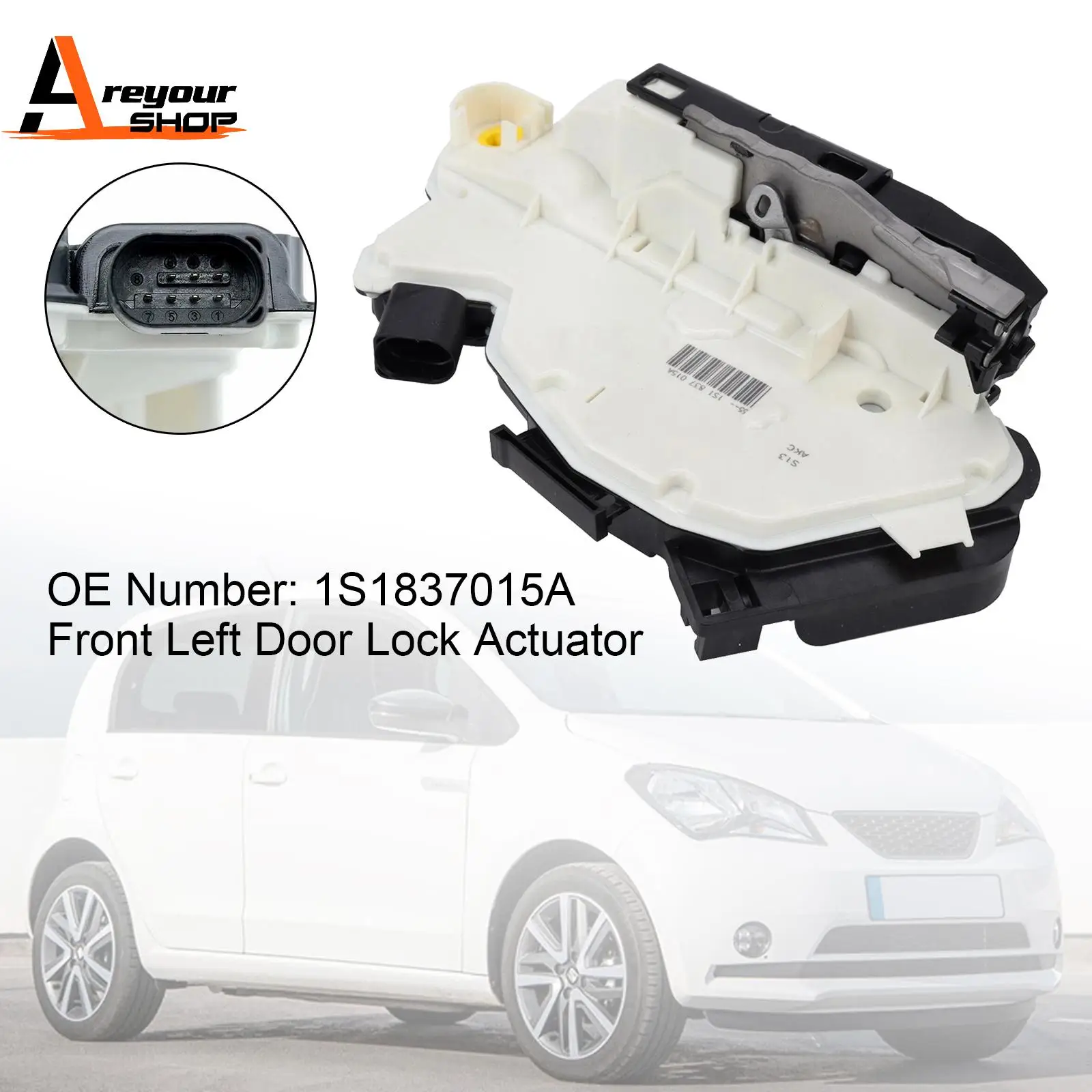 

Front Left Door Lock Actuator 1S1837015A for Seat Mii Skoda Citigo VW UP