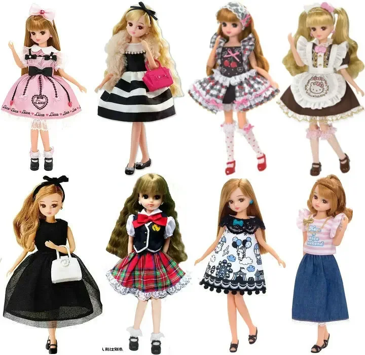 30cm Doll clothes Princess Dress for licca For 30cm Doll for blythe Accessories Baby Toys Best Girl' Gift