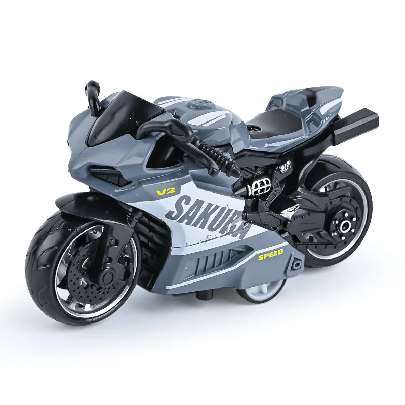 Modelo de carro de polícia de brinquedo infantil, Puxar, Simulação inercial Motocicleta, Quente, Menino, Novo, 2022