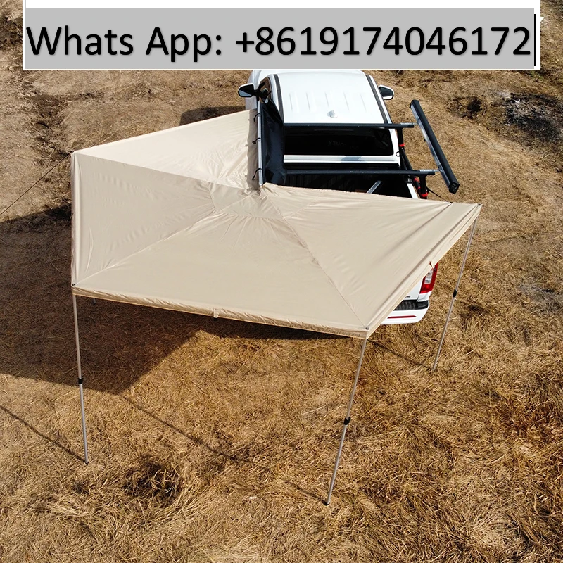270 degree car side awning car side canopy tent rain protection large fan tent space large automatic