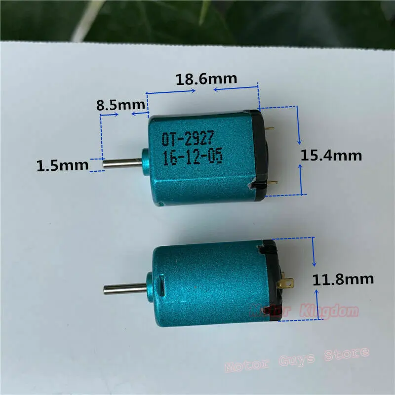 FK-030SA Micro DC Motor 1.5V-3.7V 52000RPM High Speed Mute 12mm*15mm Mini Engine For Electronic Lock 4WD Car Boat Hobby Toys