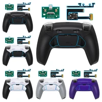 Kit de botones traseros extraíbles eXtremeRate RISE Plus MAX con topes de gatillo clicky y empuñadura de goma para controlador ps5 BDM-010 020