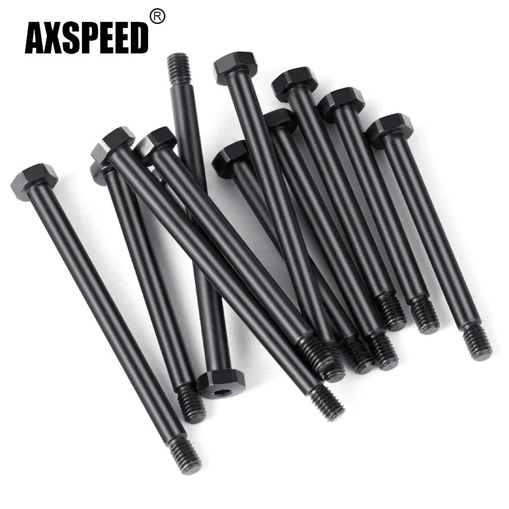 AXSPEED 12Pcs/Set Steel Hinge-pin Kit for T-raxxas 1/16 Mini Maxx 2S RC Car Upgrade Parts Accessories