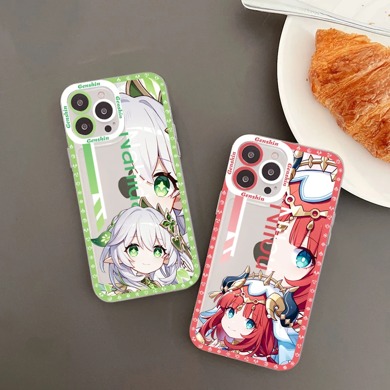 Anime Genshin Impact Phone Case for iPhone 11 12 13 Mini Pro Max 14 Pro Max Case shell