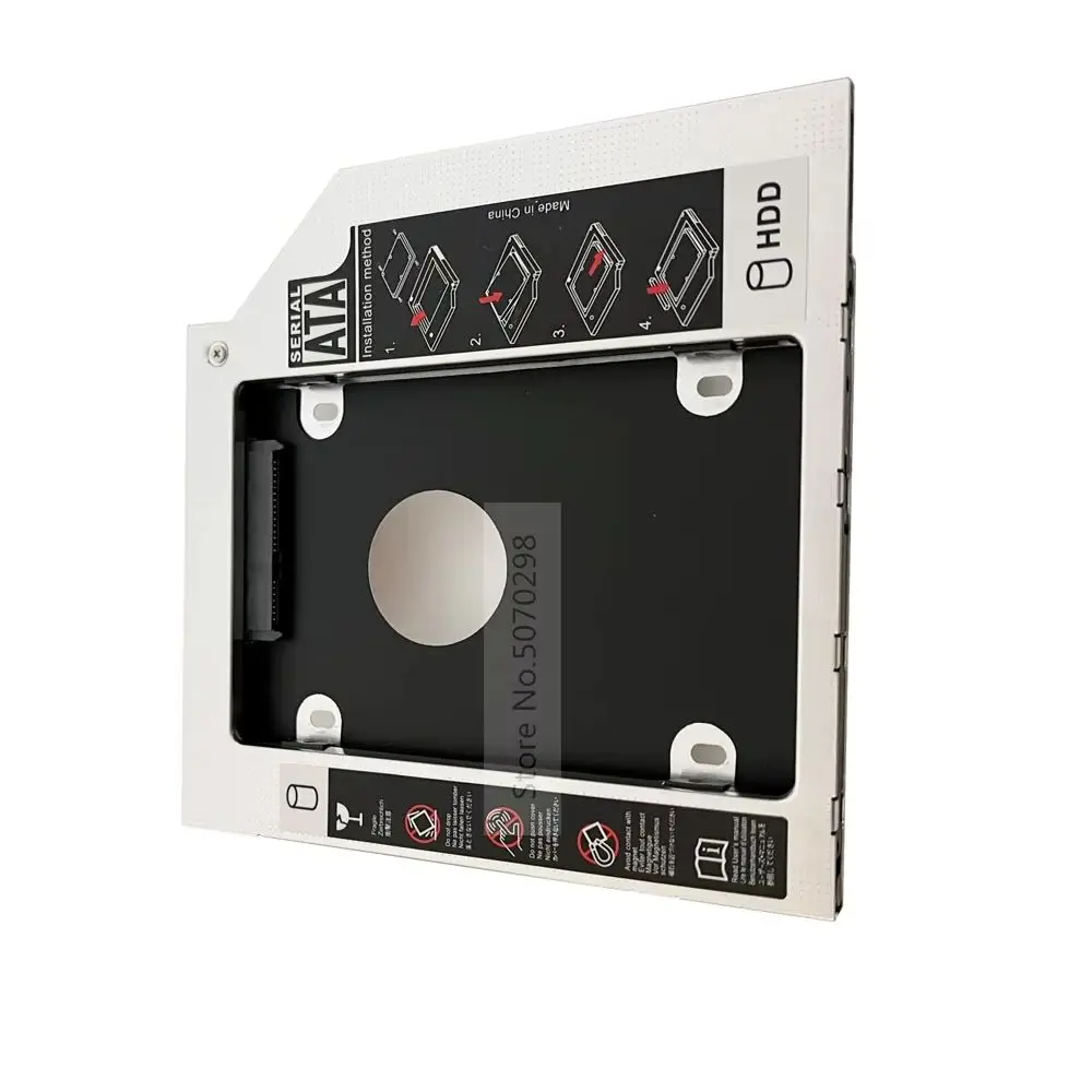 2nd Secondary 2.5 HDD SSD Hard Drive Optical Bay Caddy Frame for HP Pavilion 15-N067CA 15-n003sh 15-n243cl 15-ab223cl 15-n032sr
