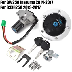 Ignition Switch Gas Fuel Cap Seat Lock Key For Suzuki GSXR250 GW250 Inazuma 2014 2015 2016 2017 / GSX-R250 GSX-R GSXR GW 250